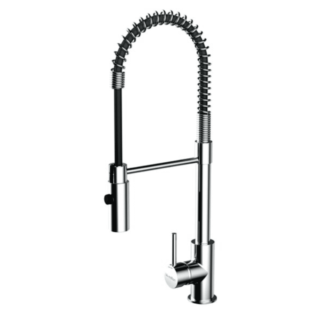 LUXUS CHROME KITCHEN SINGLE LEVER SPRING MIXER