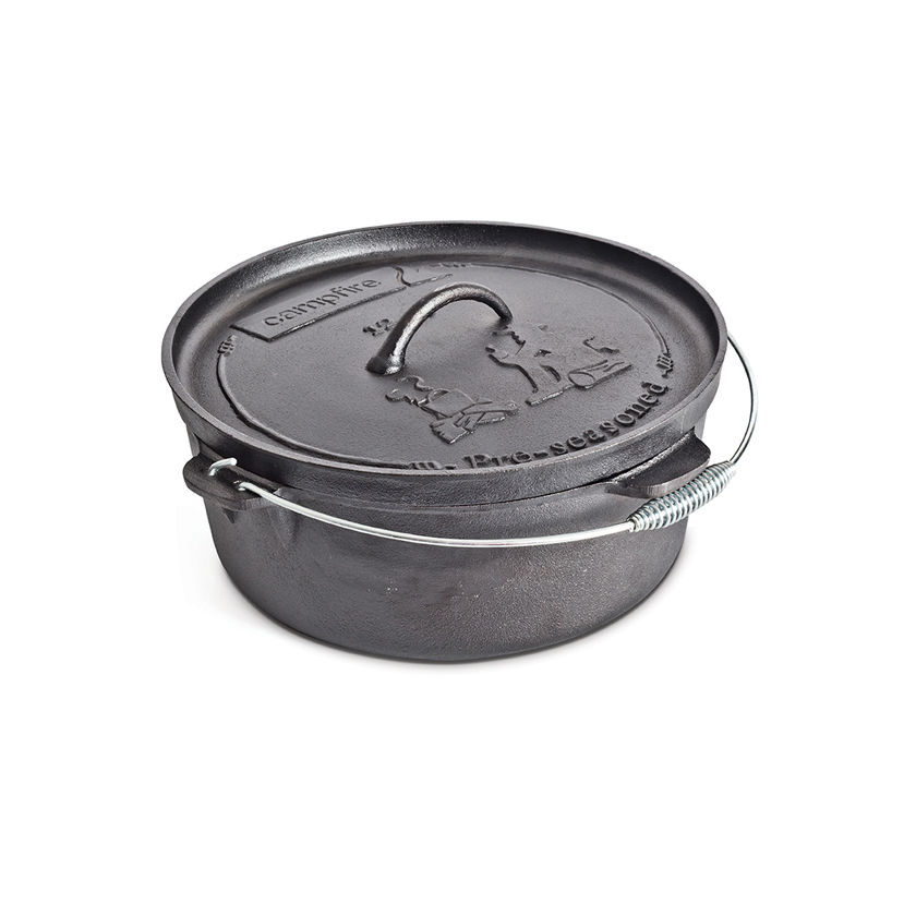 Campfire Dutch Oven Potjie Pre Seasoned  4.5 Quart