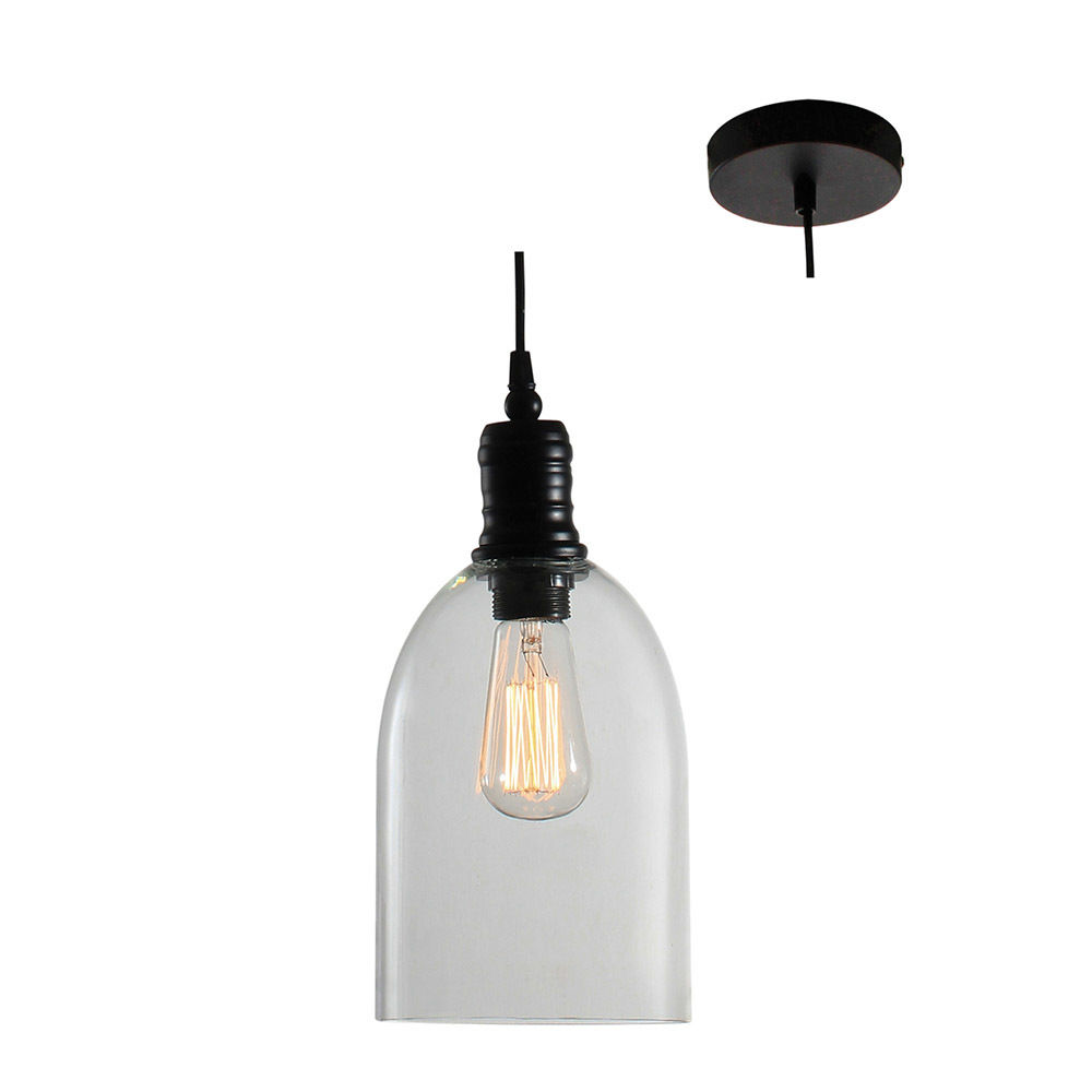 Farmhouse - Pendant - 155mm - Black
