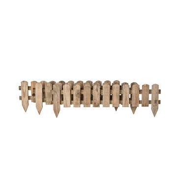 Wooden Domed Picket Fence Set of 3