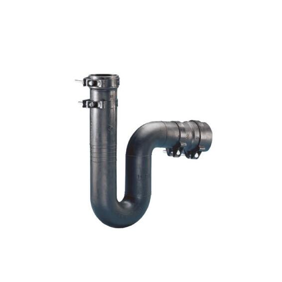 Dutton Rubber P trap with universal connections for both in and out for 40mm and 50mm, F3240PUP. Flexi trap,