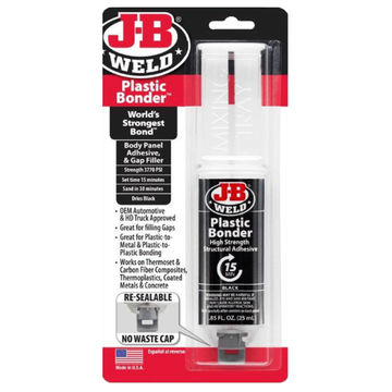 J-B weld PlasticBonder (Black) - Syringe