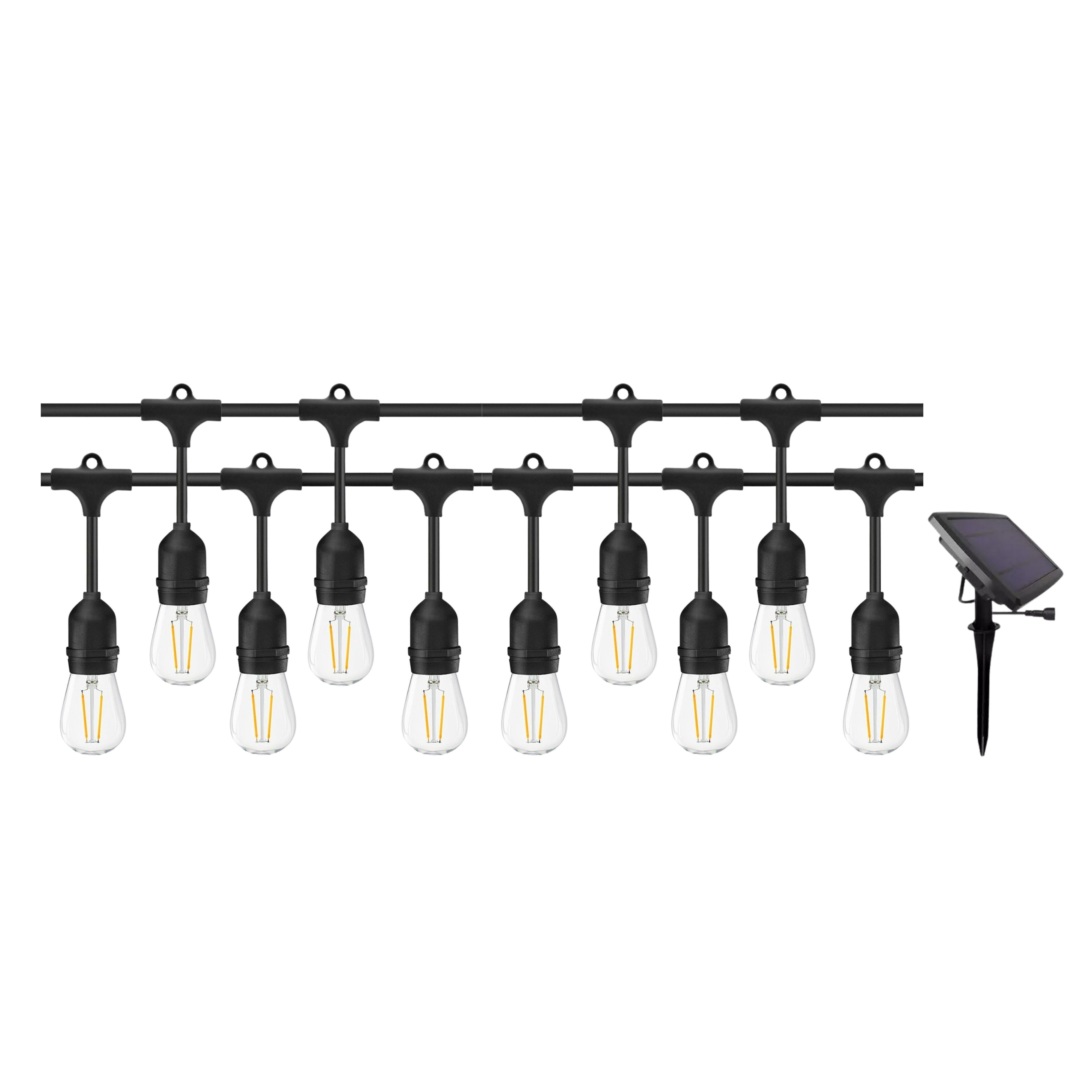 Solar Decorative 10 LED Bulb IP65 7 Meter WaterProof Solution