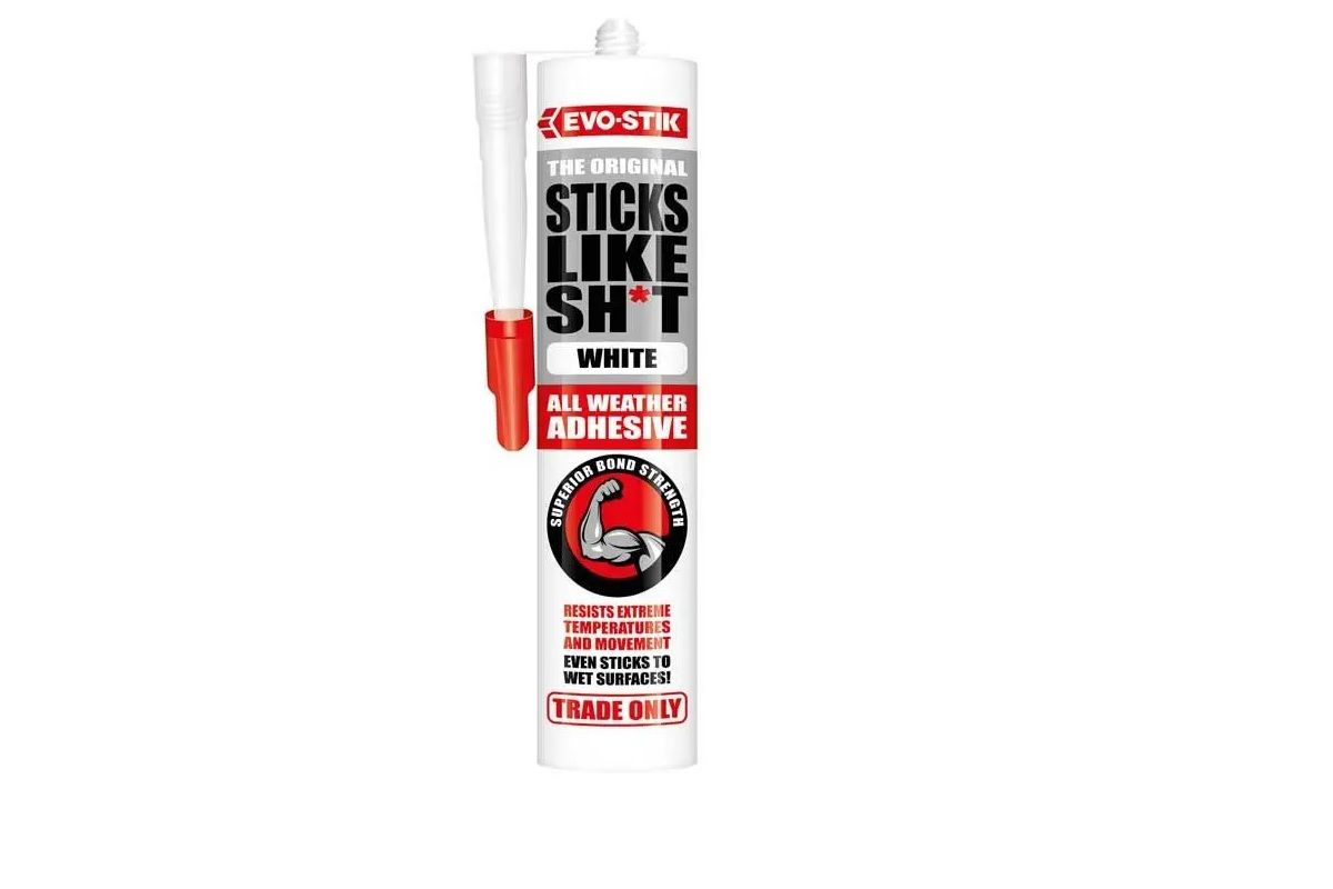 Evo-Stik Sticks Like Sh*t, White, 290ml BY WOODLY