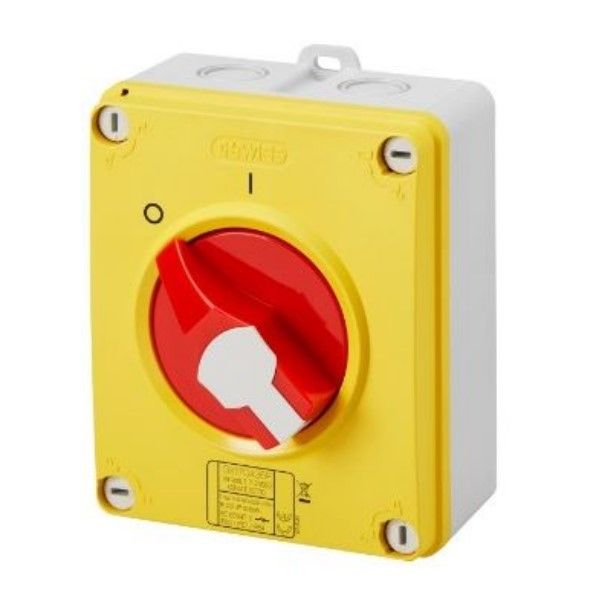 3P 16A Red/Yell Hand  IP69