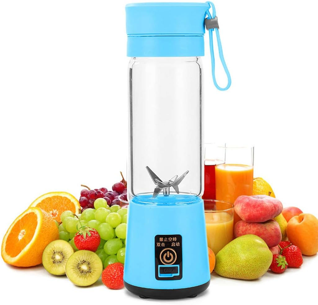 Portable Hand Held Mini Blender 1500 W Blender & Grinder (1 Jar, Blue)