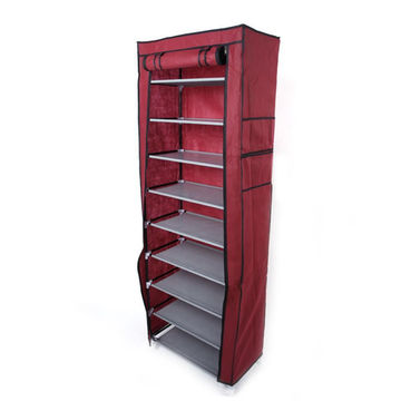 9-Tier Covered Shoe Rack