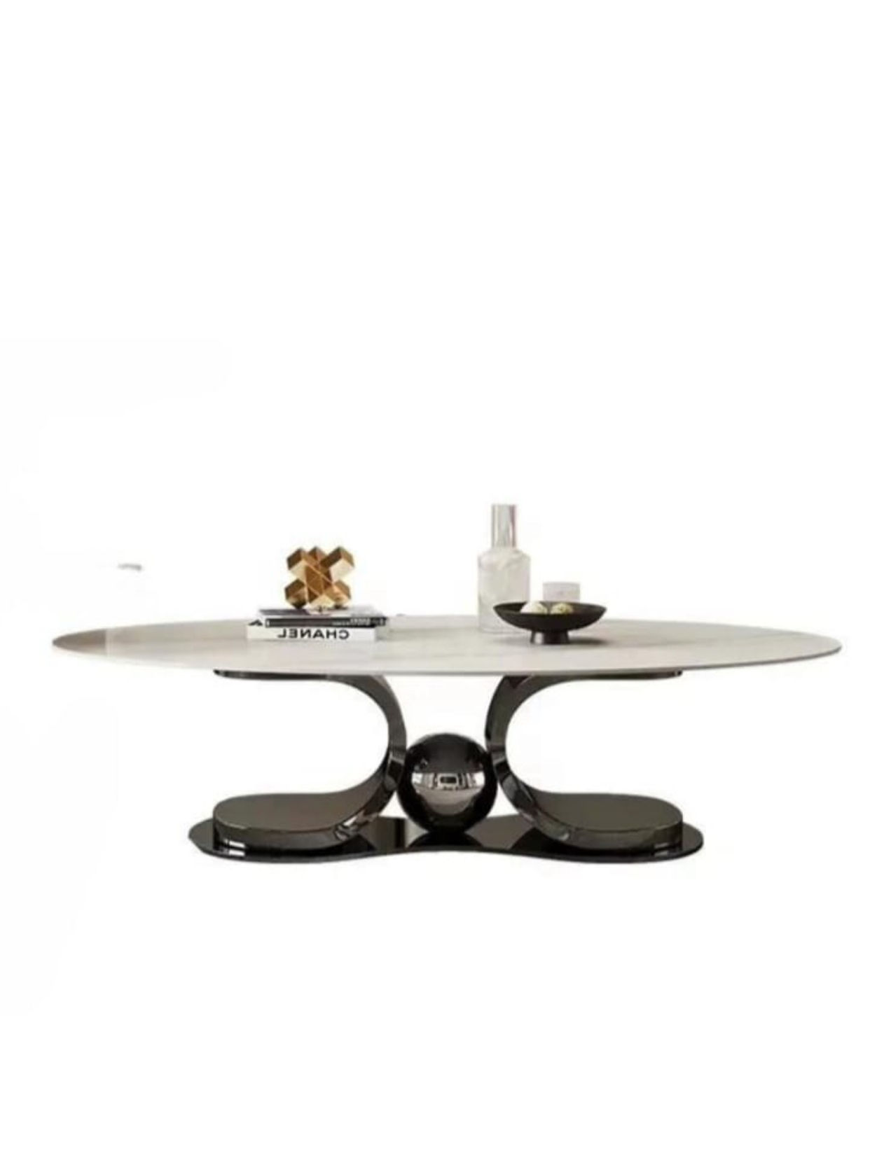 EFURN- Aura silver  coffee table