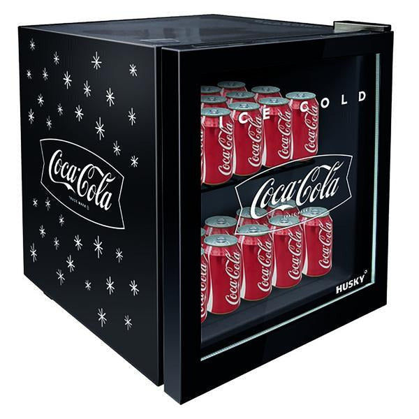 46 L Counter Top Beverage Cooler W/ Glass Door Coca Cola Black