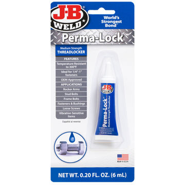 J-B Weld Perma-Lock Med Strength Blue Threadlocker