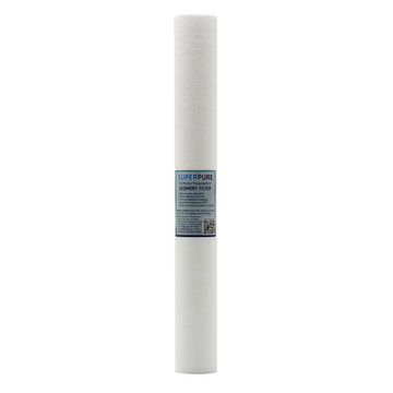 SUPERPURE 20 inch Sediment Water Filter Cartridge (20-Micron)