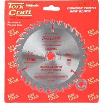 Blade Tct 140 X 30T 20/16/13 General Purpose Combination Wood