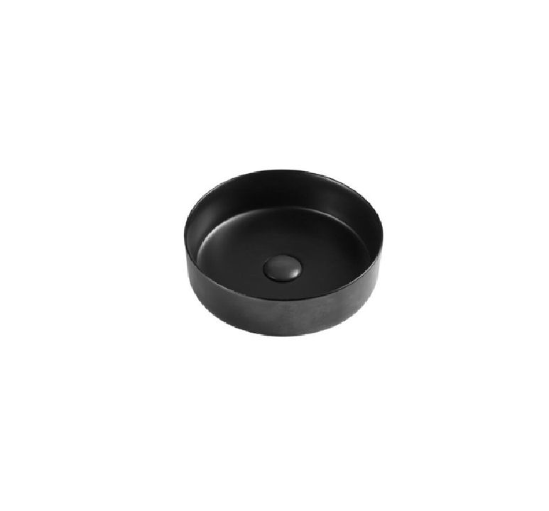 MATT BLACK ROUND BASIN