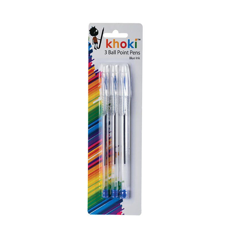 Blue Pen Ball Point 3pcs Per Pack - 12 Pack