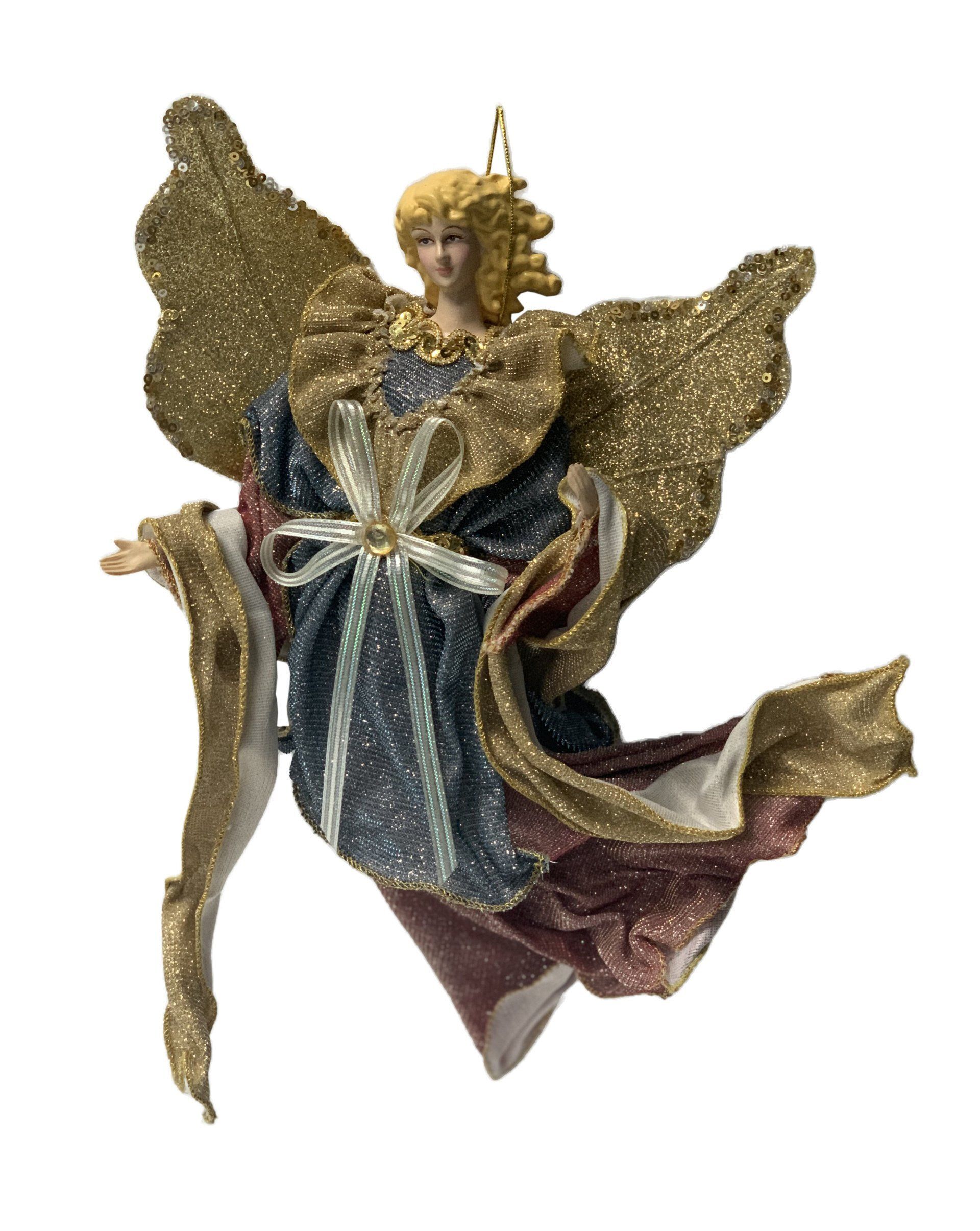 ANGEL WITH MULTI COLOR DRESS 29 X 29 X 5CM