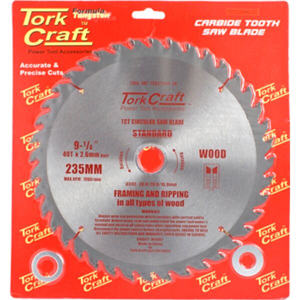 Blade Tct 235 X 40T 30/16 General Purpose Combination