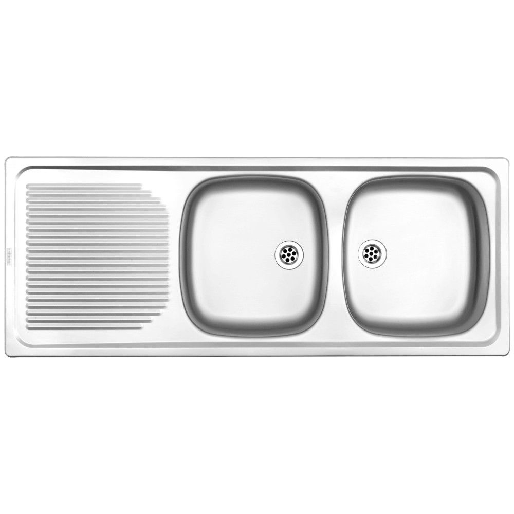 Kitchen Sink Stainless Steel Project Line Double Bowl