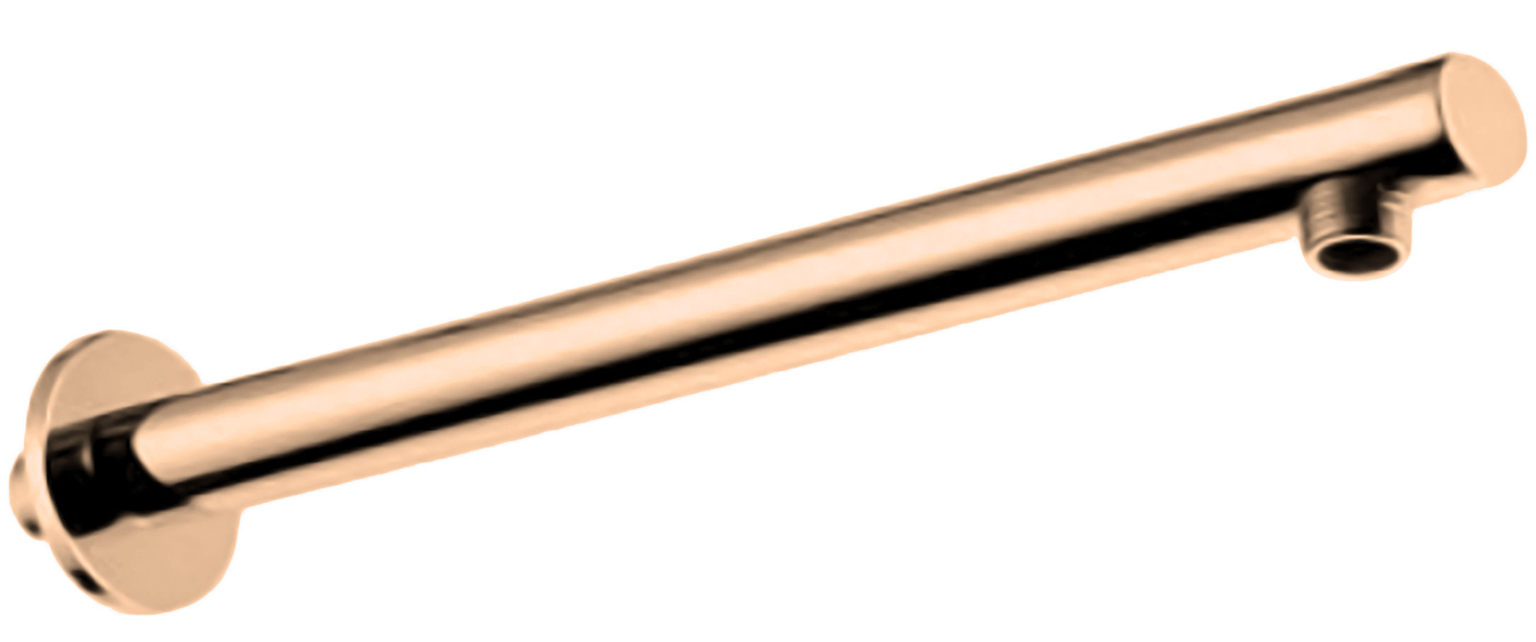 Devario Premio Shower Arm Round 400mm Stainless Steel - Rose Gold