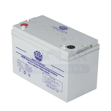 Kle 12V 100Ah Valve Regulated Deep Cycle Gel Battery