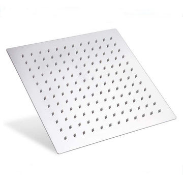 Rainfall Shower Head - Square - 6"