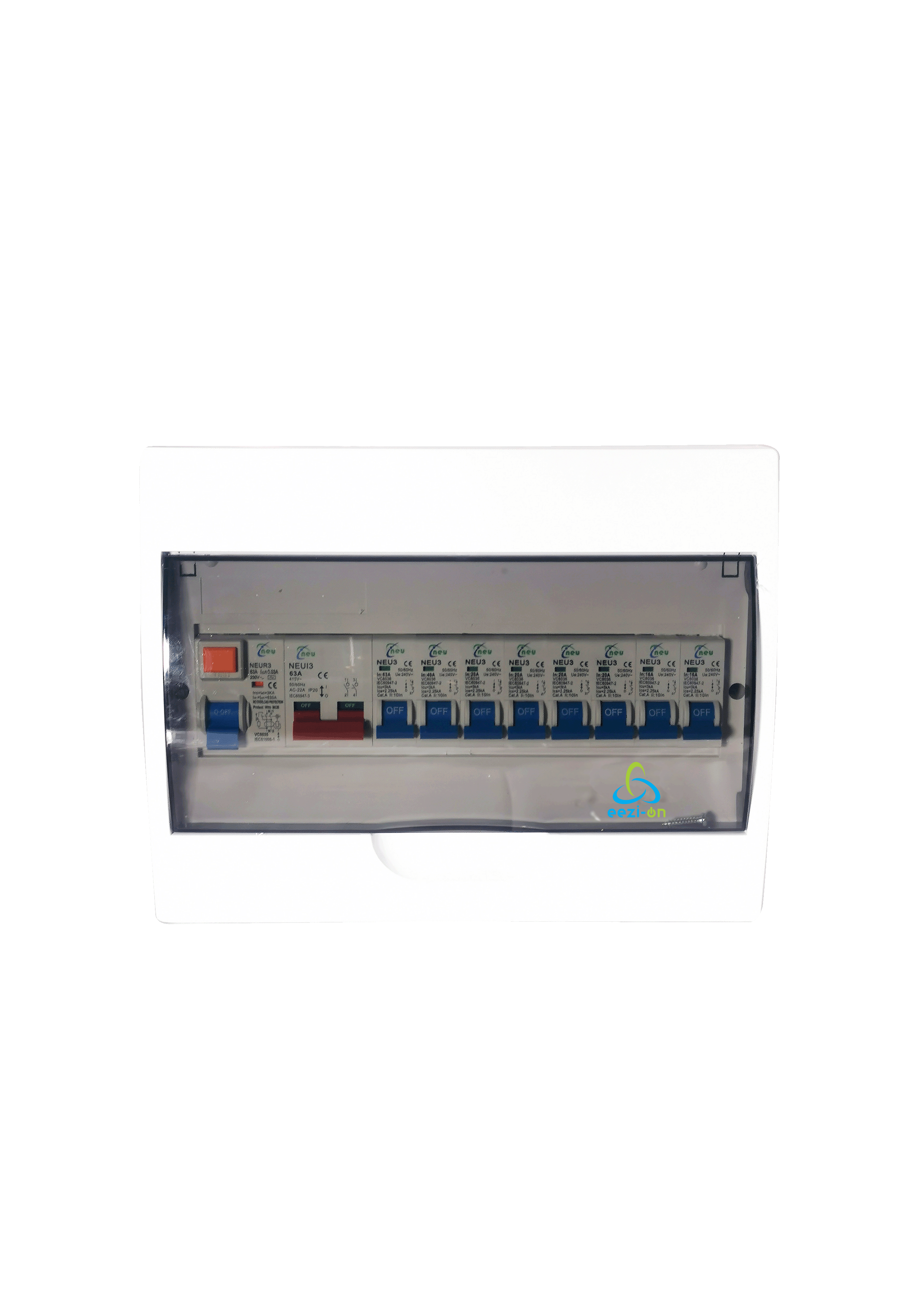 12WAY POPULATED DISTRIBUTION BOARD (SURFACE MOUNT)