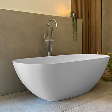Aurora Arctic (Matt) White Bath + Basin Combo