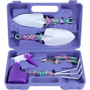 XF0901 Gardening Hand Tools With Purple Floral