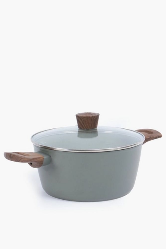 MasterChef 24cm Forged Aluminium Casserole – Heavy-Gauge Construction with Even Heat Distribution