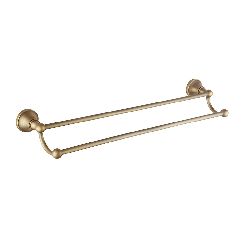 TTB020- Brass double towel rail