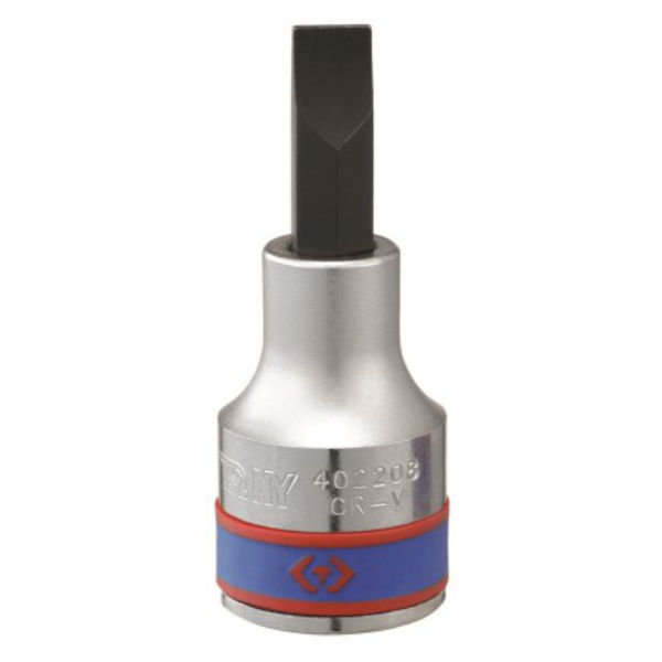 King Tony - Socket Bit 1/2" Slotted Head 10 X 60mm