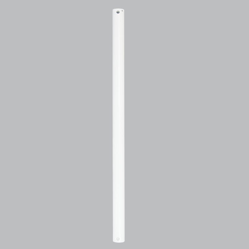 White Metal Extension Rod for Ceiling Fans