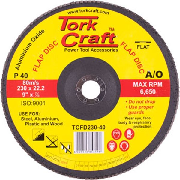 Flap Sanding Disc 230Mm 40Grit