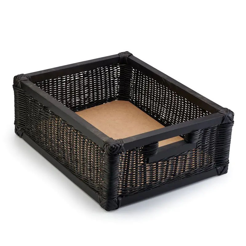 Cane Basket – Black Storage Basket, 500 Unit