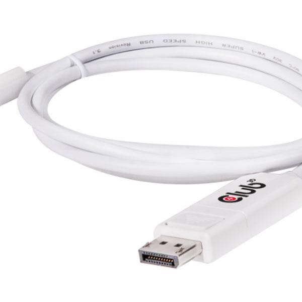 Club3D 1.2M Usb 3.1 Type-C To Displayport 1.2 Uhd Cable (Cac-1517)