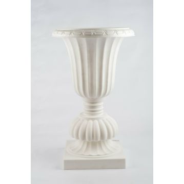 PLASTIC VASE WHITE 22X30X50CM