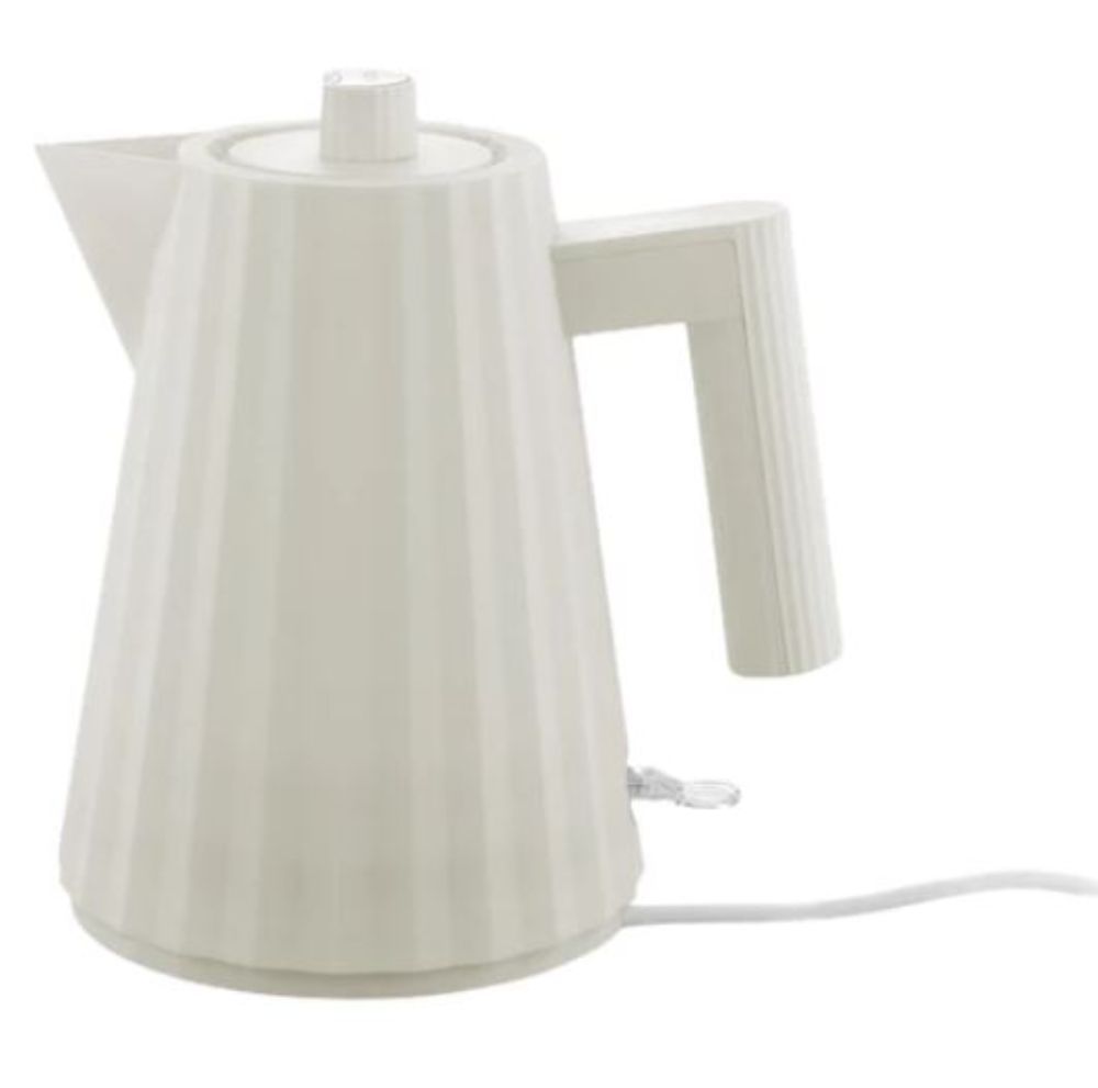 Alessi Plissé 1L Electric Kettle – White