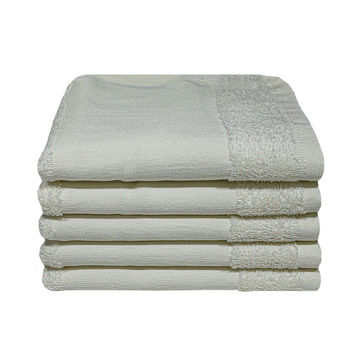 Bunty's Golf Terry Towel 380GSM - 030x050cms - Bright White (5pc Pack)