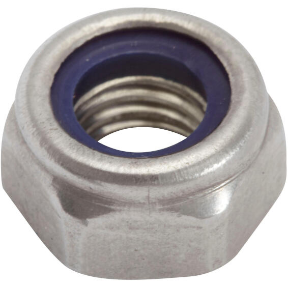 Nyloc nuts one-way stainless steel 8mm 8pc standers