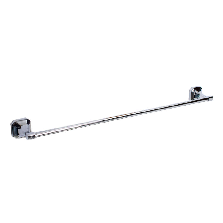 Kirk Aqua Coral Hand Towel Rail - Made From Zinc in a Chrome Plated Finish - 60 cm