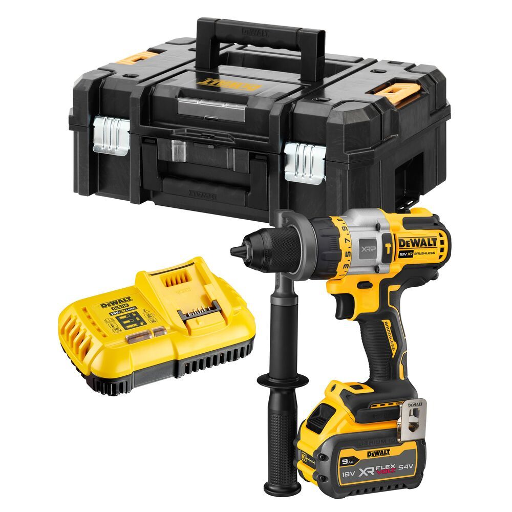 Dewalt 18V Compact Cordless Hammer Drill+100 piece Accessory Kit