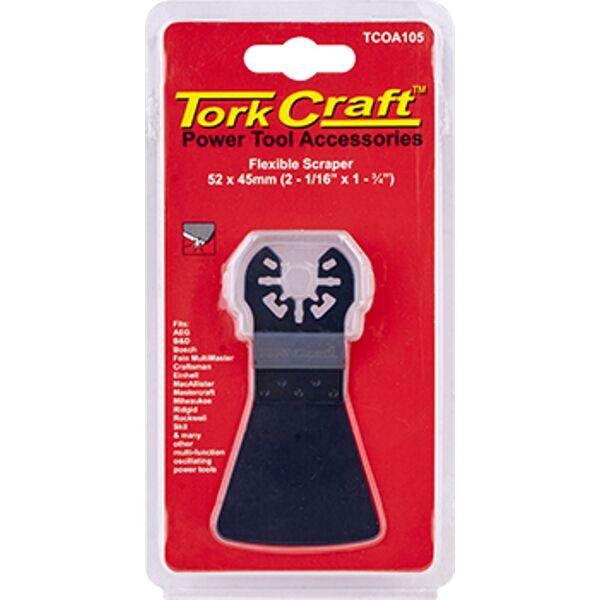Quick Change Flexible Scraper 52X45Mm(2-1/16"X1-3/4")