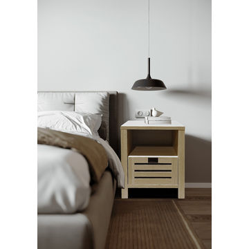 Roxy Pedestal 1 Drawer - Ash Wood