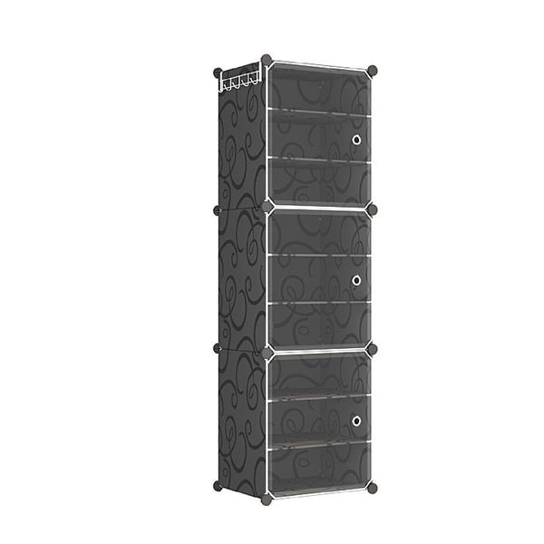 3 CUBE SHOE CABINET SHELVING STORAGE