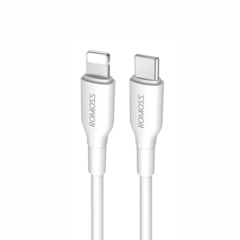 Romoss USB Type-C to Lightning 1m Data and Charging Cable - White