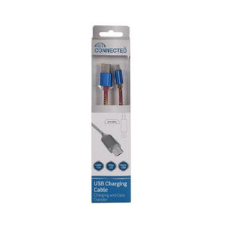 Usb Cable Micro Usb 2.0 Amp Rainbow 1m