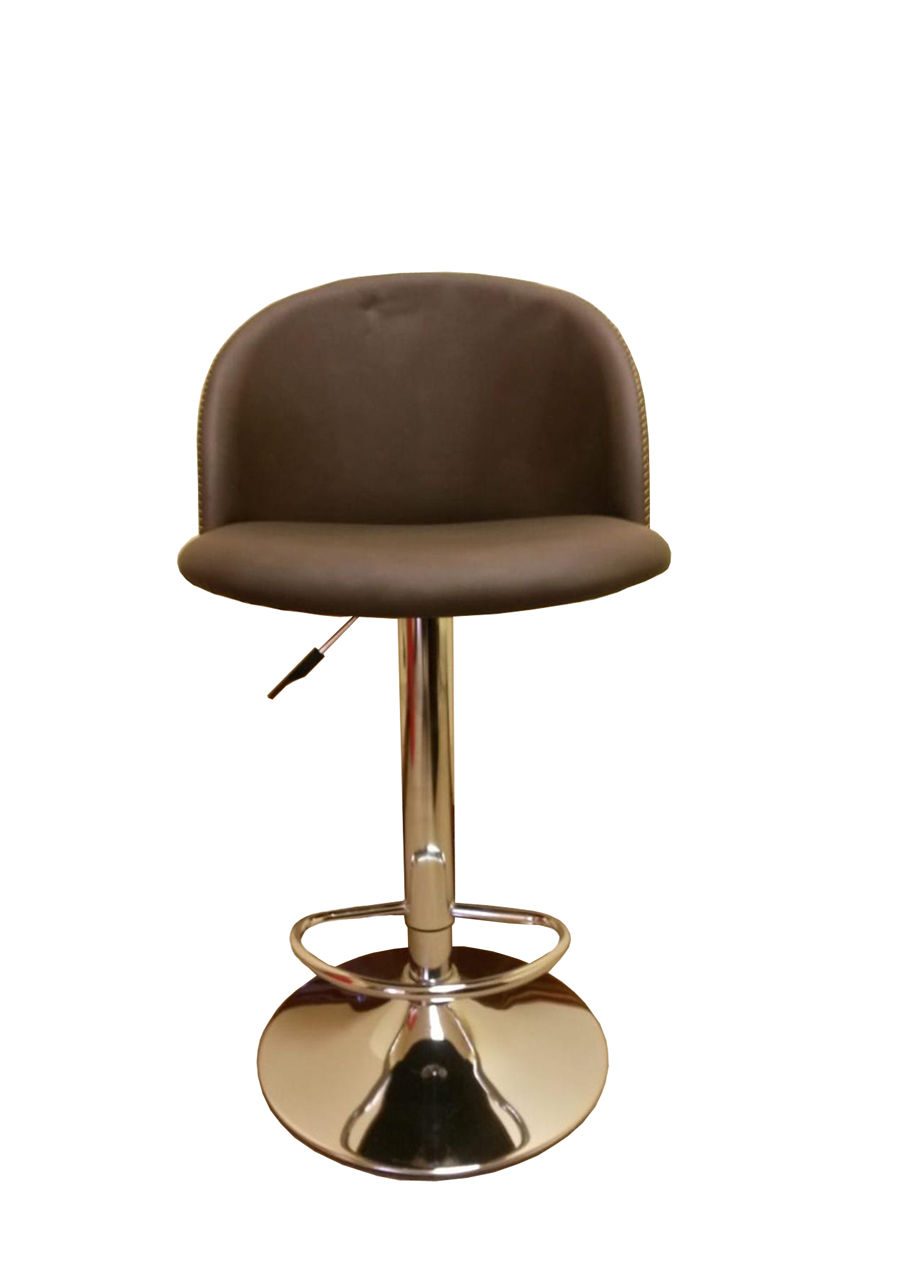 Jost Walnut Wood Dark Brown Bar Stool