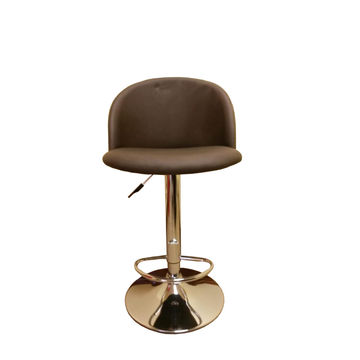 Jost Walnut Wood Dark Brown Bar Stool