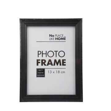 Picture Frame - Wooden - Rectangle - Black - 13cm x 18cm - 3 Pack