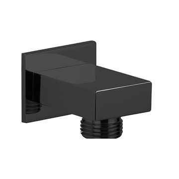 Devario Premio Shower Outlet Elbow Rectangular Brass -Matte Black