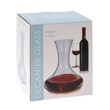 Glass Decanter for Wine - 1.4 Litres